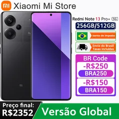 [Do Brasil] Smartphone Xiaomi Redmi Note 13 Pro + (Plus) 5G 8GB Ram 256GB