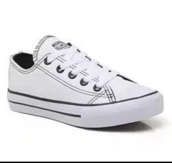 AlStar Feminino Tênis Original Chuck Taylor Lift Cano Baixo Branco