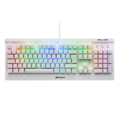 Teclado Gamer Sharkoon Shark Skiller Mech SGK3, RGB, Switch Kailh Red,