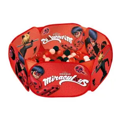 Piscina Infantil de Bolinhas Redonda em Poliéster Ladybug Zippy Toys 100 Litros 5957 | R$87