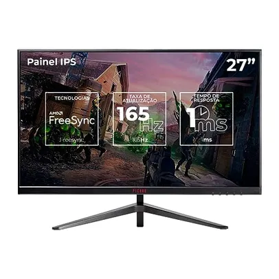 Monitor Gamer Pichau Centauri CR27, 27 Pol IPS, QHD, 1ms, 165Hz, FreeSync, HDMI/DP, PG-CTR-BL01