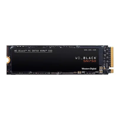 SSD WD Black SN750 250GB M.2 2280 NVMe, WDS250G3X0C | R$400