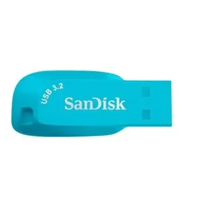 Pen Drive 64GB SanDisk Ultra Shift, USB 3.2, Azul - SDCZ410-064G-G46BB