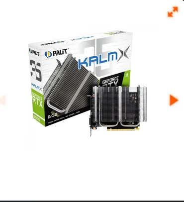 Placa de Vídeo Palit GeForce RTX 3050 KalmeX, 6GB, GDDR6, DLSS, Ray Tracing, NE63050018JE-1070H