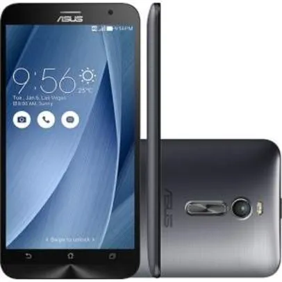 [Americanas] Smartphone Asus Zenfone 2 Dual Chip Desbloqueado Android 5.0 Lollipop Tela 5.5" 16GB 4G Wi-Fi Câmera 13MP - Prata por R$ 1093