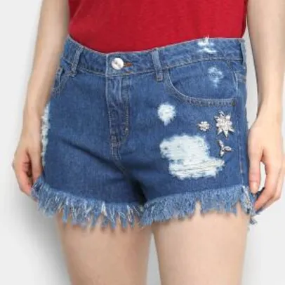 Shorts Enfim Comfort Feminino - Azul R$51