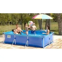 Piscina Premium 3700 Litros Retangular Estruturada - Mor | R$299