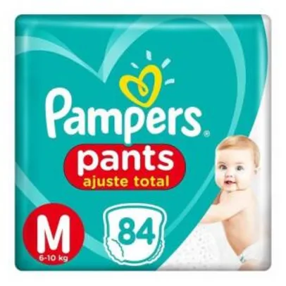 [Leve 3 pague 2 + Cupom = 0,30 TIRA] Pampers pants M - 252 unidades - R$77