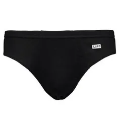 Cueca Slip Lupo Algodão Preta R$13