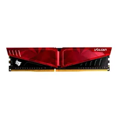 Memoria Team Group T-Force Vulcan Pichau 8GB (1x8) DDR4 2666Mhz Vermelha, TLPRD48G2666HC18H01