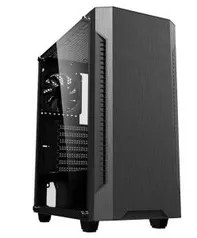 (frete prime)Gabinete Gamer Preto Gamemax Fortress 3602 Vidro | R$243 (2 fans sem rgb inclusas)