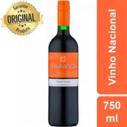 Vinho Tinto Nacional Blend Mioranza Suave 750ml R$12