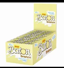 [SÓ NO MOBILE] Chocolate Baton Branco 16g - 30 unidades - Garoto R$24
