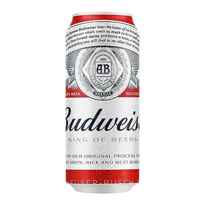 Cerveja Budweiser, American Lager, 473ml, Latão 