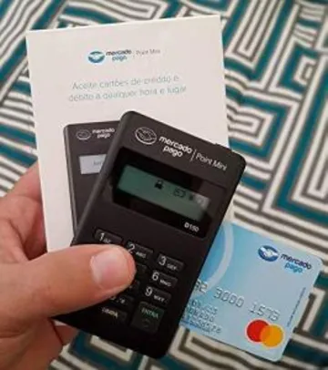 ABAIXOU!!! Preço Nunca visto! Maquininha Point Mini - A Máquina De Cartão Do Mercado Pago SEM ALUGUEL era 5, agora R$2,80
