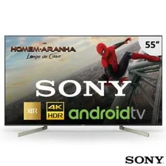 Smart TV 4K Sony LED 55” X-Motion Clarity, 4K X-Reality Pro, UpScalling e Wi-Fi - XBR-55X905F R$3749