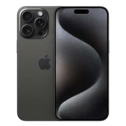 Foto do produto iPhone 15 Pro Max Apple (512GB) Titânio Preto, Tela De 6,7, 5G E Câmera De 48MP