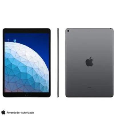 Saindo por R$ 2842: iPad Air Space Grey com 10.5”, Wi-Fi, iOS, Processador A12 e 64 GB - MUUJ2BZ/A | Pelando