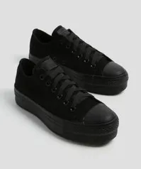 Tênis Converse All Star Chuck Taylor Flatform - Preto | R$ 130