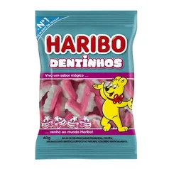 Bala De Gelatina Dentinhos Haribo 60g