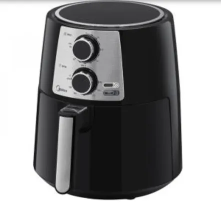 Fritadeira Elétrica sem Óleo/Air Fryer Midea FRB31 - Preto 3,5L com Timer | R$ 269