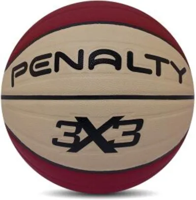 [Prime] Bola Basquete 3X3 Pro IX Penalty 74 cm Vermelho R$ 140