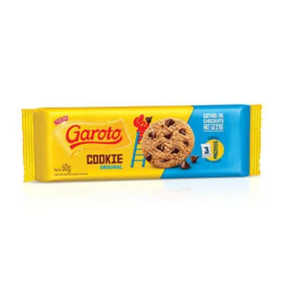 Cookie Garoto Gotas de Chocolate 60g | R$ 0,05