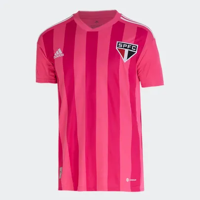 Camisa São Paulo Outubro Rosa 22/23 s/n° Torcedor Adidas Masculina