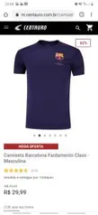 Camiseta Barcelona Fardamento Class - Masculina