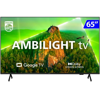 Smart TV Philips LED 65” 4K Wi-Fi HDR+ UHD Ambilight  65PUG7908/78