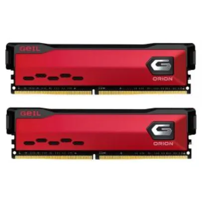 Memória DDR4 Geil Orion, 16GB (2x8GB) 3000MHz, Vermelho - R$549