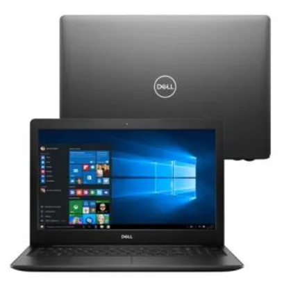 Notebook Dell Core i3-8145U 4GB 1TB Tela 15.6” Windows 10 Inspiron 15 | R$3081