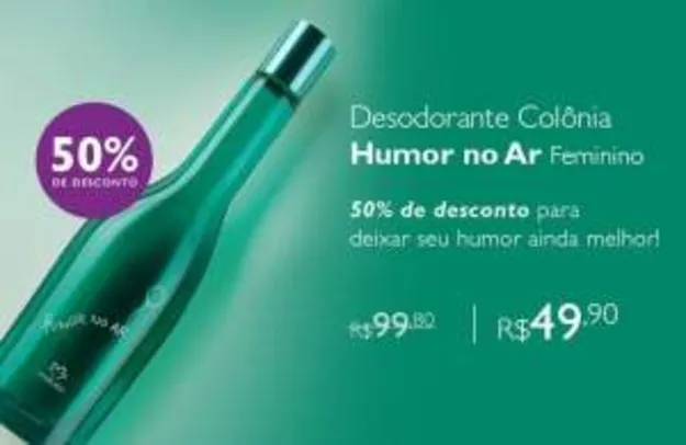 [Natura] Desodorante Colonia Humor no Ar Feminino - 75ml - R$50