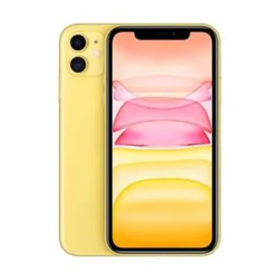 iPhone 11 Apple com 64GB - Amarelo | R$ 4.091