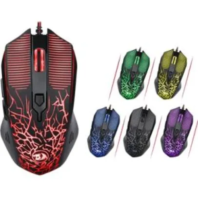 Mouse Gamer Redragon Inquisitor Basic, LED Backlight 4 Cores