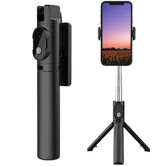 Bastão Pau De Selfie Tripé Bluetooth Retratil Disparo Foto