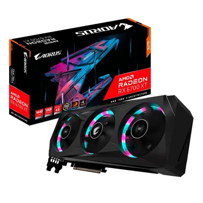 (PRIME) Placa de Vídeo Gigabyte Aorus Radeon RX 6700 XT Elite 12G, RGB, GDDR6, DLSS, Ray Tracing -| R$ 5.036