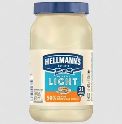 [Recorrência] [+Por- R$9 ] Hellmann´s Maionese Light 500G