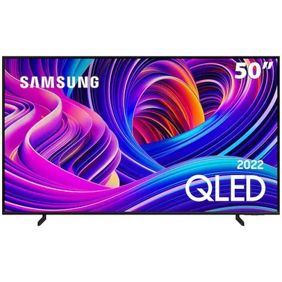 Smart TV 50" QLED 4K Samsung 50Q60B, Modo Game, Som em Movimento, Tela sem limites, Design slim, Vis