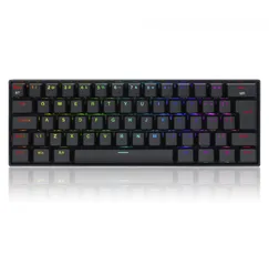 Teclado Mecânico Gamer Redragon Draconic Pro, RGB, Switch Red, ABNT2, Black, K530RGB-PRO (PT-RED)