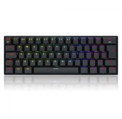 Teclado Mecânico Gamer Redragon Draconic Pro, RGB, Switch Red, ABNT2, Black, K530RGB-PRO (PT-RED)