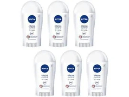 FEMININO - 6 Unidades - Nivea Clinical Intense Control - Frete Grátis | R$ 68