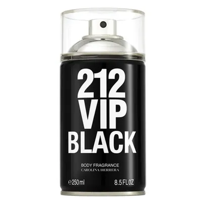Perfume Carolina Herrera 212 Vip Men Black Body Spray | R$ 130