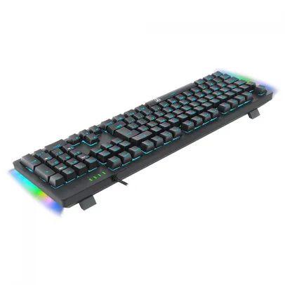 Teclado Gamer Mecânico T-Dagger Bermuda, LED Blue, Switch Outemu Blue, Black, ABNT2, Full-Size