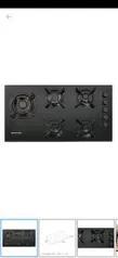 Cooktop 5 bocas Brastemp com quadrichama e acendimento automático R$569