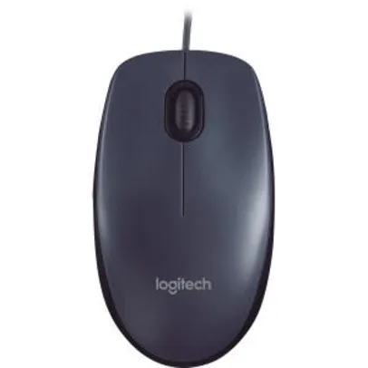 Mouse M90 Preto 1000dpi - Logitech - R$10