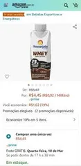 [PRIME] [5 unid.] Whey Zero Lactose Sabor Cacau Piracanjuba 250ml R$3,33