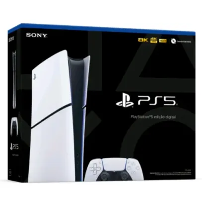 Console PS5 Slim 1TB Digital Edition - Branco 