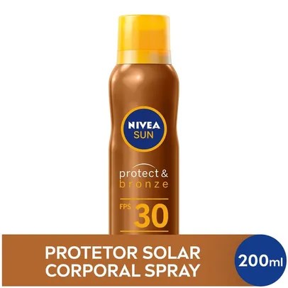 [Regional] Protetor  Solar Nivea Protect &amp; Bronze Fps30 Aerosol 200ml