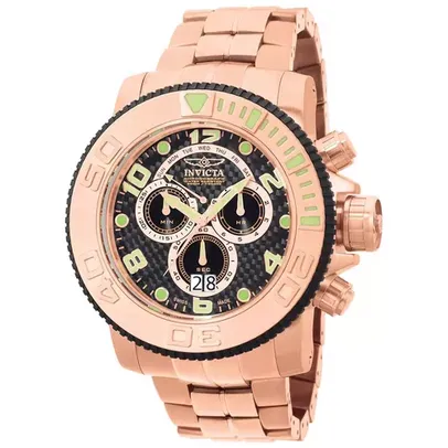 [VIP] Relógio Masculino Analógico Invicta Sea Hunter Rose